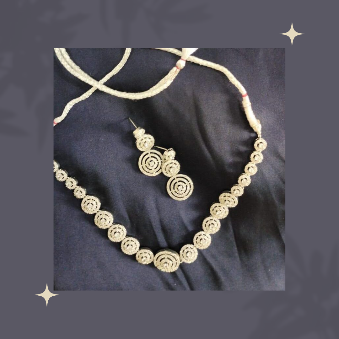 golden necklace set